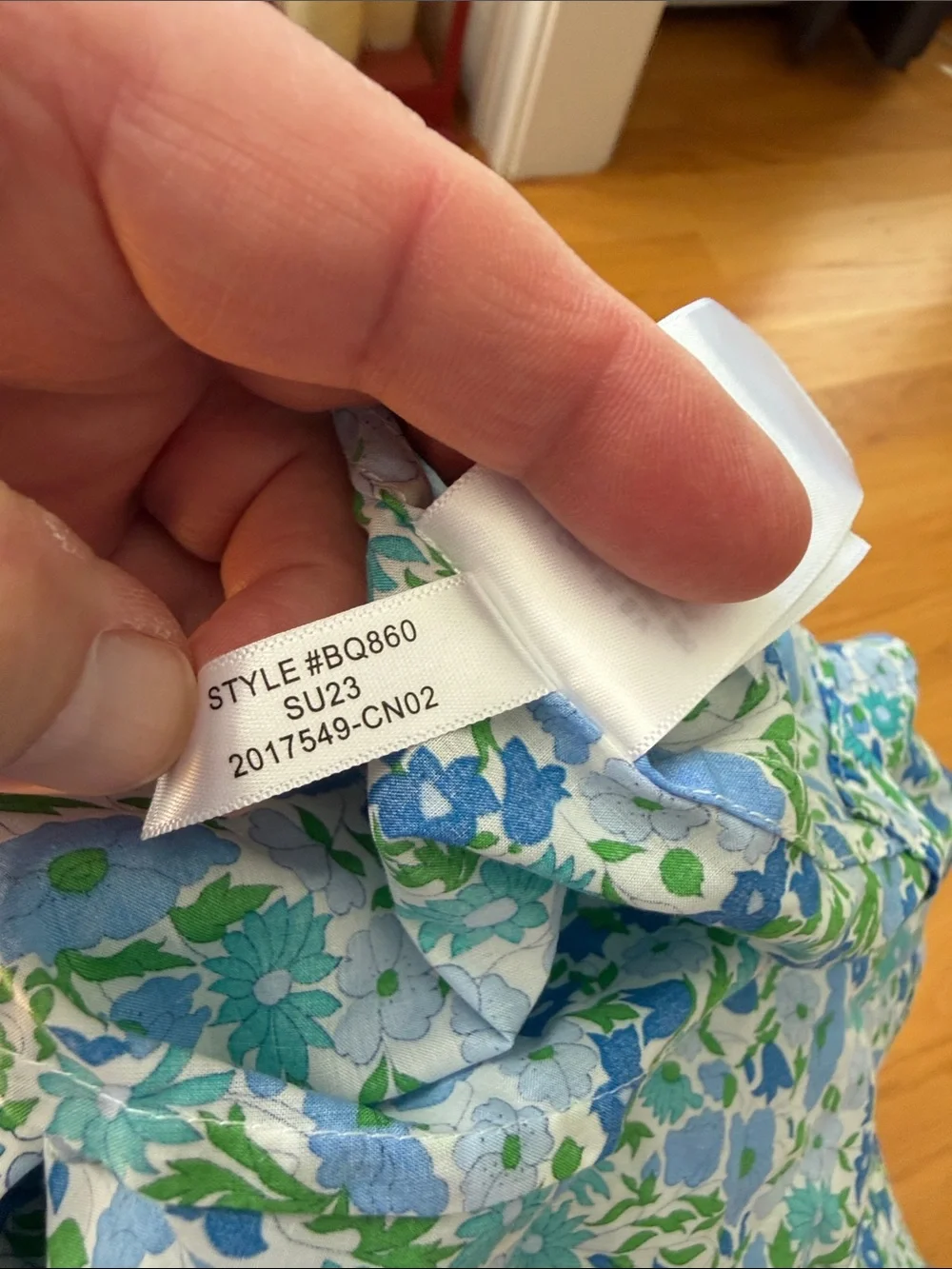 J. Crew Slim-fit Button Up Shirt in Liberty® Poppy and Daisy Fabric Size 2 BQ860